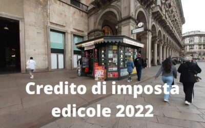 Credito di imposta edicole: le domande fino al 30 settembre